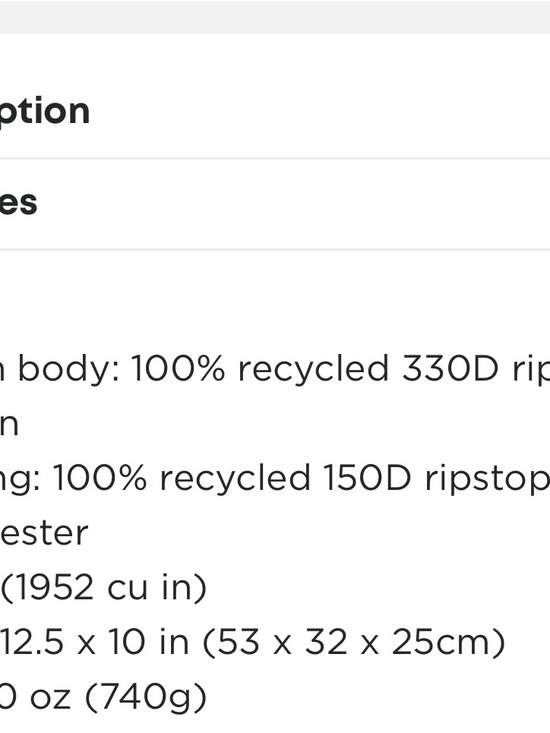 cotopaxi Navy Blue Everyday Backpack with Yellow Accents